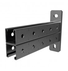 Консоль СТРАТ двойная 41х41, база 100, толщ. 2,5 мм, гальван. цинк, 875501  КСД-41х41х100-2,5-ЭЦ   Ostec