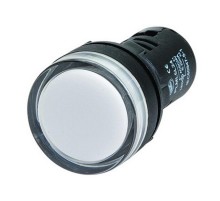 Сигнальный индикатор со встроенным диодом 24В,  белый  ALIL5L24  DKC