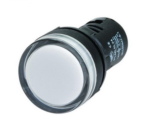 Сигнальный индикатор со встроенным диодом 24В,  белый  ALIL5L24  DKC