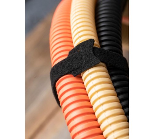 Хомут-липучка 14х310 мм черный (20 шт) EKF PROxima  hlct-3-b  EKF