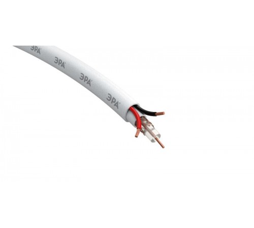Кабель для аналогового видеонаблюдения K-0.75-PVC КВК-В-2 +2x0,75 мм, бухта 200 метров, белый  Б0052734  ЭРА