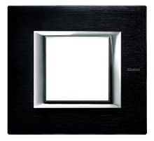 Axolute декоративные накладки прямоугольной формы, цвет антрацит, на 2 модуля  HA4802XS  Legrand