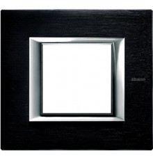 Axolute декоративные накладки прямоугольной формы, цвет антрацит, на 2 модуля  HA4802XS  Legrand