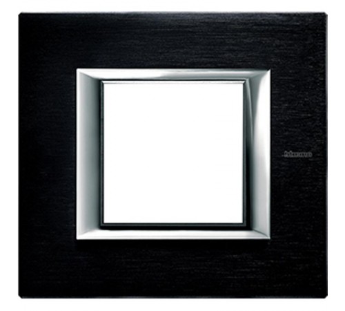 Axolute декоративные накладки прямоугольной формы, цвет антрацит, на 2 модуля  HA4802XS  Legrand