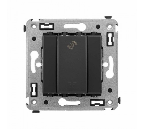 Диммер кнопочный в стену для LED ламп, "Avanti", "Черный матовый"  4412343  DKC