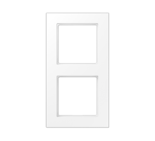 Рамка 2 поста; серия A550; термопласт; белый матовый  A5582BFWWM  Jung