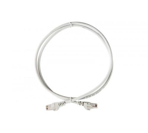 Патч-корд кат. 5Е FTP 1м серый  PC01-C5EF-1M  ITK