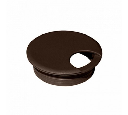 Розетка компьют. стола коричневая (1 шт) - пакет   146565  Tech-KREP