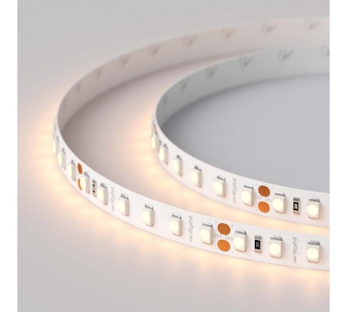 Лента светодиодная RT 2-5000 24V Warm2400 2x (3528, 600 LED, LUX)  018090(B)  Arlight