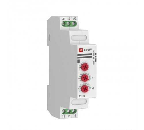 Реле времени (10 устанавл. функц.) RT-10 12-240В EKF PROximart-10-12-240EKF