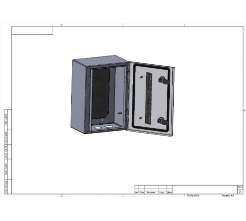Корпус металлический  OPTIMA ЩМП-30.21.15 (300х210х150) IP54 У2 серый   Б0061592  ЭРА