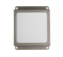 Светильник светодиодный для грильято PPL 089/G OPAL  9W 3000K GREY IP40 "Грильято" 100*100мм "Домино"  .5068988  Jazzway