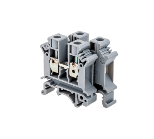 Клемма винтовая проходная, 10 мм2, серая MTU-10  54690  ОВЕН