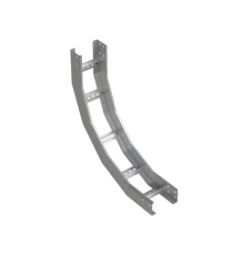 Угол лестничный вертикальный внутренний 90 гр. 100х100х1,5 мм R600 N  LNL90-100-100-1.5-R600 N  КМ-профиль
