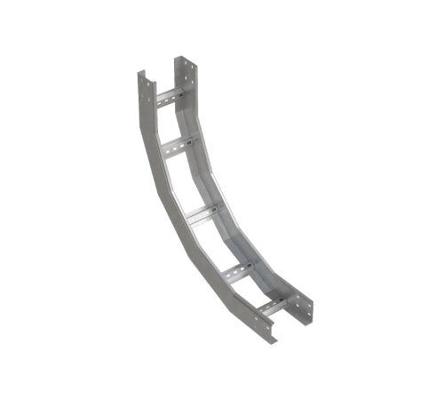 Угол лестничный вертикальный внутренний 90 гр. 100х200х1,5 мм R600 N  LNL90-100-200-1.5-R600 N  КМ-профиль