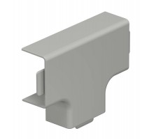 Крышка T-образной секции кабельного канала WDK 15x30 мм (ПВХ,серый) (WDK HT15030GR)  6158463  OBO Bettermann