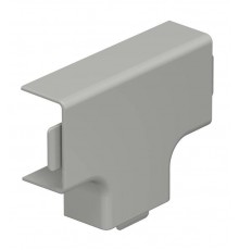 Крышка T-образной секции кабельного канала WDK 15x30 мм (ПВХ,серый) (WDK HT15030GR)  6158463  OBO Bettermann