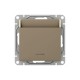 Механизм выключателя, карточный, с подсветкой, шампань Эпика  UP1-SWC-card EKF