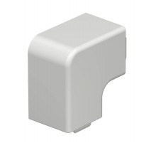 Крышка плоского угла кабельного канала WDK 30x30 мм (ПВХ,светло-серый) (WDK HF30030LGR)  6183298  OBO Bettermann