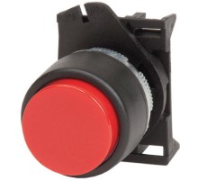 Кнопка выпуклая прозрачная без фиксации, синяя  ABDLR4  DKC