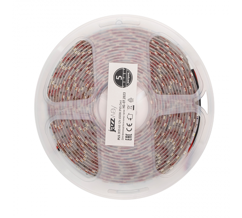 Лента светодиодная LED PLS 2835/60 6Вт 12В 6500К IP65 5м  2859013  Jazzway