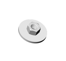 Шайба Д40 с гайкой М8, толщ. 3,0 мм, гальван. цинк, 868153  ШГ40-М8-3,0-ЭЦ   Ostec