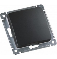 Переключатель реверсивный на два направления, одноклавишный, скрытой установки, механизм, цвет черный  ВС10-471-08  HEGEL