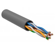 Витая пара U/UTP 5E 24AWG 4PR PVC 1м серый 100м РФ  BC1-C5E04-111-100-R-G  GENERICA