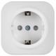 GLORY Розетка с з/к/ш о/у 16А РСш20-3-ХБм белый матовый  ERH14-K01M-16  IEK