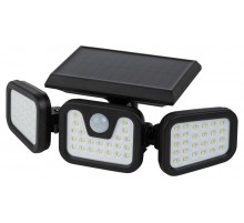 Фасадный светильник на солнечной батарее ERAFS012-05 с датчиком движения, 74 LED, 28,2*13*10,5 см  Б0057601  ЭРА