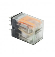 Одиночное реле, 4 перекидных контакта, 24 В DC, до 5 А  IR-24DC-4CO  DKC