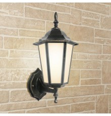 Светильник садово-парковый настенный 1004U черное золото (GL 1004U)  a035741  Elektrostandard