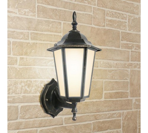 Светильник садово-парковый настенный 1004U черное золото (GL 1004U)  a035741  Elektrostandard