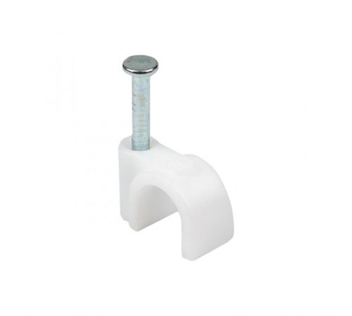 Скоба крепежная круглая (7мм.) (50шт.) EKF PROxima  plcn-sr-7  EKF