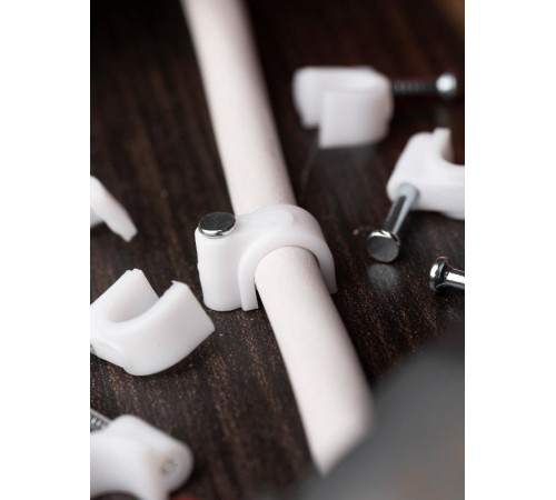 Скоба крепежная круглая (7мм.) (50шт.) EKF PROxima  plcn-sr-7  EKF