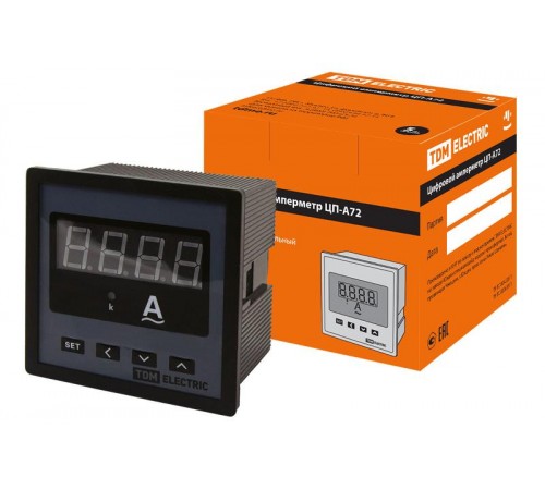 Цифровой амперметр ЦП-А72 0-50кА-0,5   SQ1102-0501  TDM