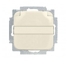 Розетка SCHUKO 16А 250В с крышкой, с полем для надписи, серия Busch-Duro 2000 SI, цвет слоновая кость  2018-0-0604   2CKA002018A0604  ABB