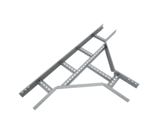 Отвод Т-образный лестничный 100х400 HD  LTD100*400*1.5 HD  КМ-профиль