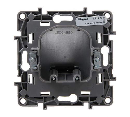 Etika Алюминий Вывод кабеля IP21 с зажимом для кабеля  672429  Legrand