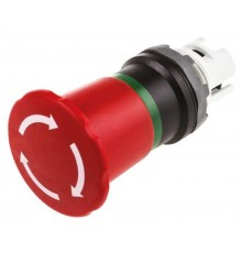 Кнопка MPET4-10R ГРИБОК красная (только корпус) с усиленной фикс ацией 40мм отпускание поворотом  1SFA611523R1001  ABB