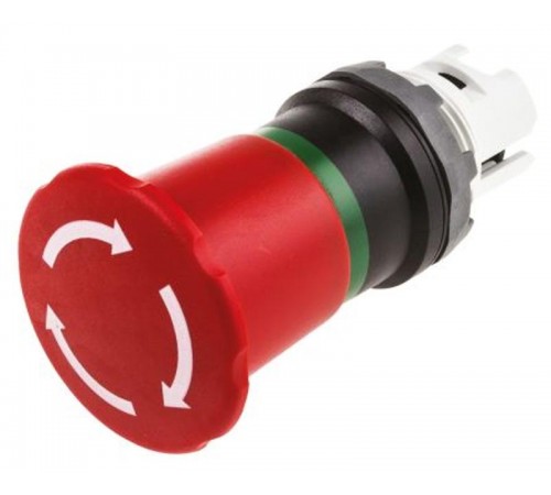 Кнопка MPET4-10R ГРИБОК красная (только корпус) с усиленной фикс ацией 40мм отпускание поворотом  1SFA611523R1001  ABB