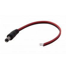 Разъем питания штекер 2.1х5.5x10 мм с проводом 20 см  14-0313  REXANT
