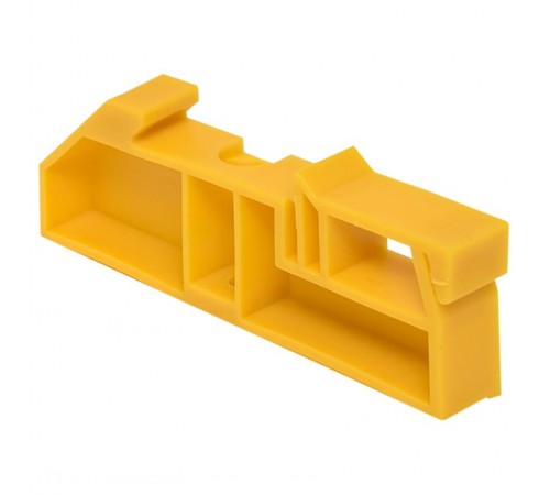 Изолятор на DIN-рейку желтый EKF PROxima  ak-1-4-y  EKF
