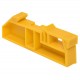 Изолятор на DIN-рейку желтый EKF PROxima  ak-1-4-y  EKF