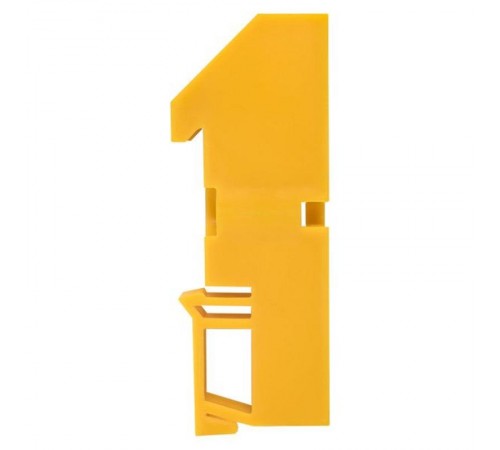 Изолятор на DIN-рейку желтый EKF PROxima  ak-1-4-y  EKF