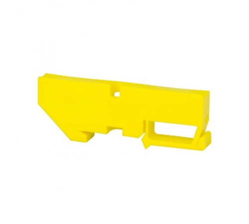 Изолятор на DIN-рейку желтый EKF PROxima  ak-1-4-y  EKF