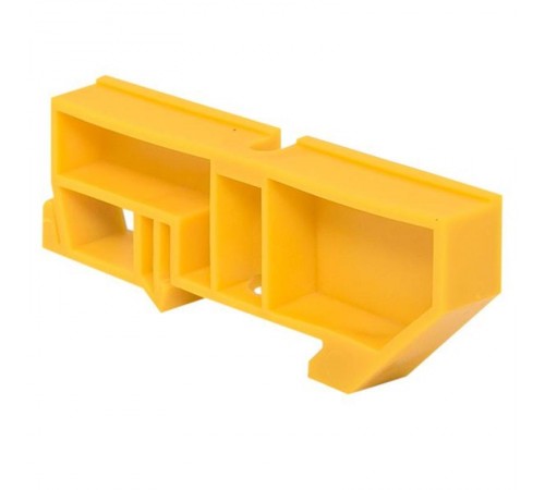 Изолятор на DIN-рейку желтый EKF PROxima  ak-1-4-y  EKF