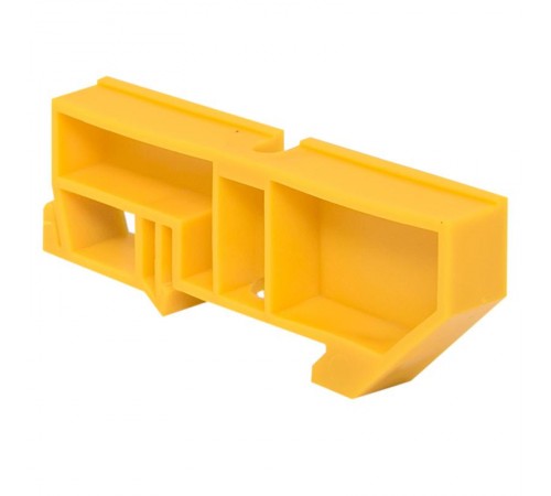 Изолятор на DIN-рейку желтый EKF PROxima  ak-1-4-y  EKF