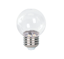 Лампа светодиодная PLED- ECO- G45 3w E27 2700K CLEAR   .5058279  Jazzway
