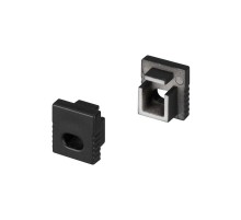 Заглушка SL-MINI-8 BLACK с отверстием (arlight, Пластик)  030518  Arlight